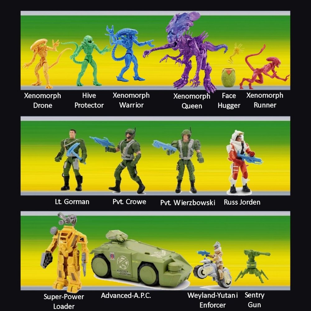 Lanard Toys Alien Collection Complete Set of 6